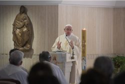 Não aos rígidos de vida dupla, na Igreja é necessária a mansidão Papa: não aos rígidos de vida dupla, na Igreja é necessária a mansidão