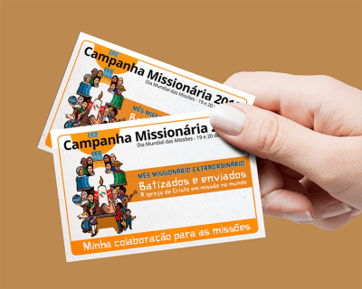 Envelopes para a coleta do Dia Mundial das Missões