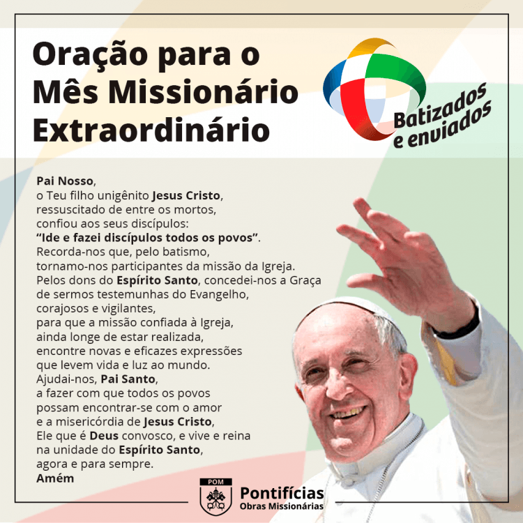 Oração do Mês Missionário Extraordinário