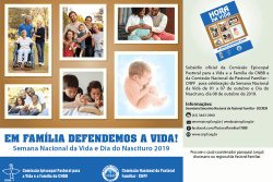 Apresentando a Hora da Vida 2019 (Semana Nacional da Vida) cartaz-hora-da-vida-2019